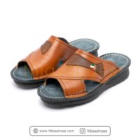 دمپایی طبی مردانه چرم طبیعی( D-9000) - Image 2