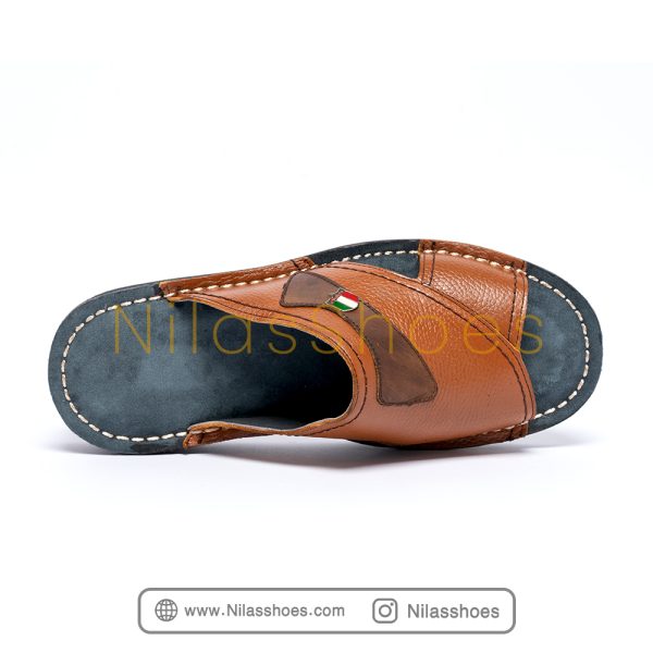 دمپایی طبی مردانه چرم طبیعی( D-9000) - Image 4