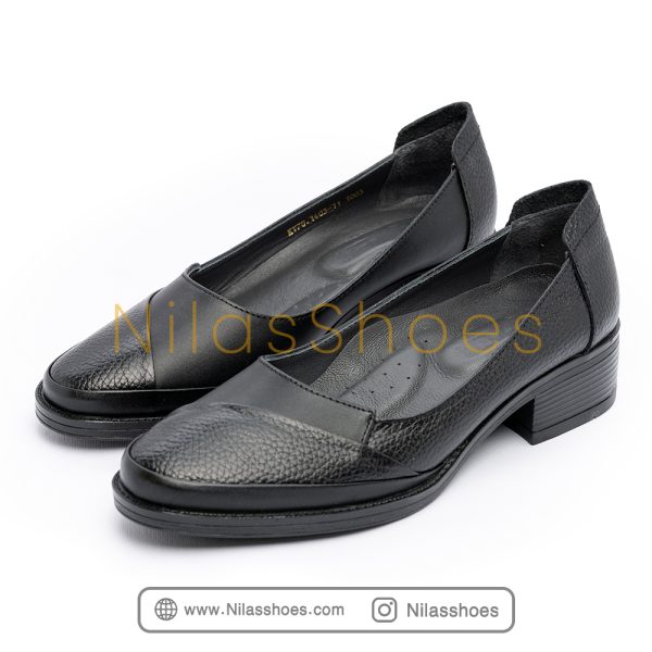 کفش زنانه راحتی چرم طبیعی(S-583) - Image 2