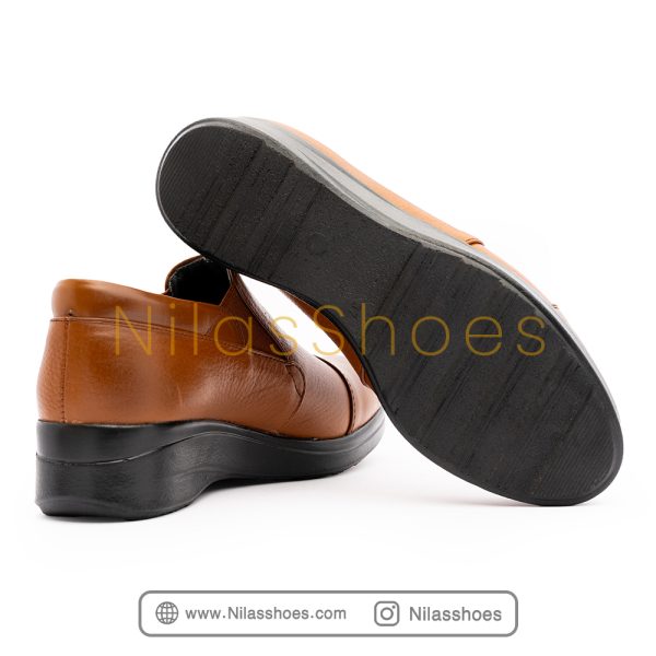 کفش زنانه طبی چرم طبیعی(D-529) - Image 3