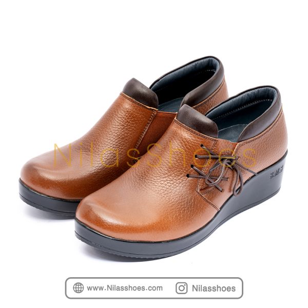 کفش زنانه طبی چرم طبیعی(D-530) - Image 2