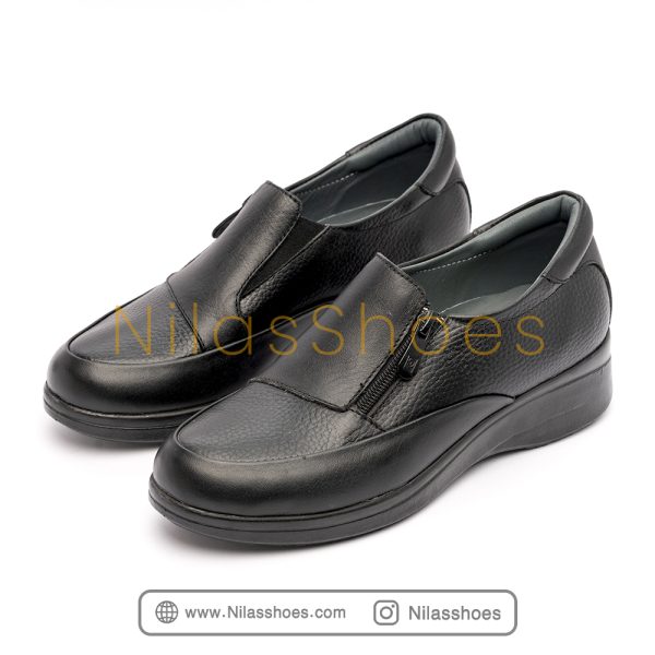 کفش زنانه طبی چرم طبیعی(D-536) - Image 2