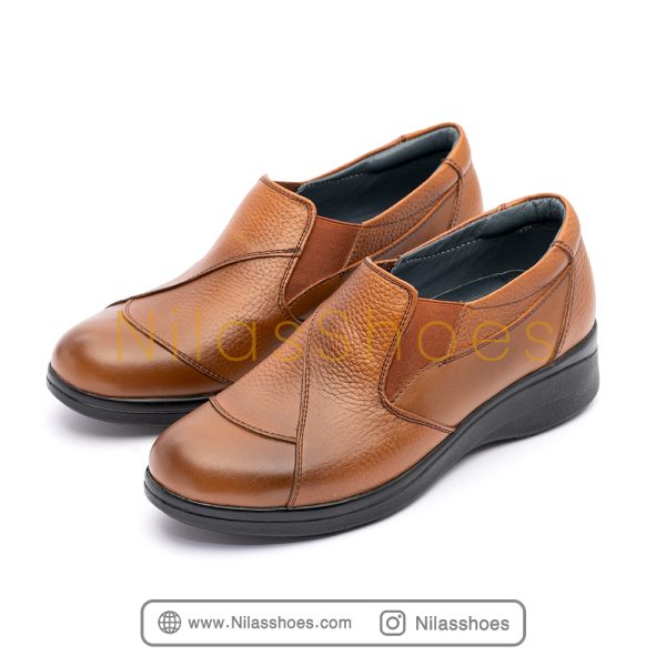 کفش زنانه طبی چرم طبیعی(D-538) - Image 2