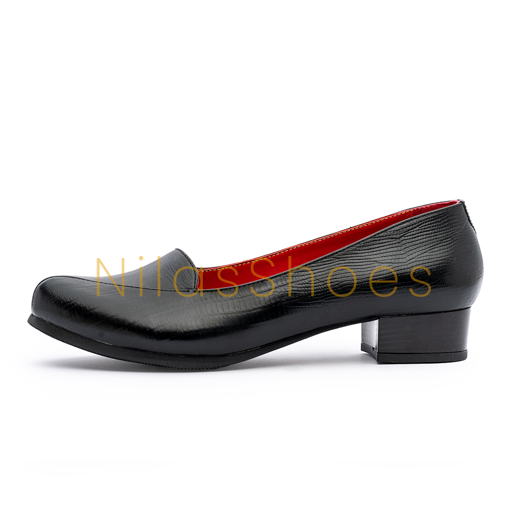 زنانه پاشنه 3 سانت چرم طبیعی(A-797)
