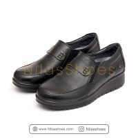 کفش زنانه طبی چرم طبیعی طبی لژدار (R-192) - Image 2