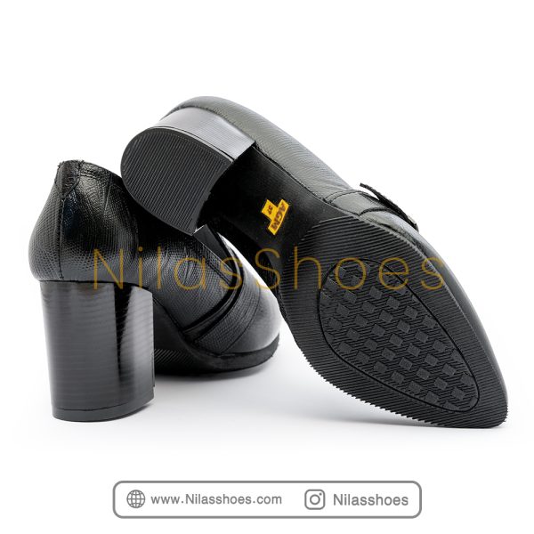 کفش مجلسی زنانه چرم طبیعی (A-858) - Image 3
