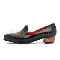 زنانه چرم طبیعی پاشنه چوبی 3 سانت(A-740)