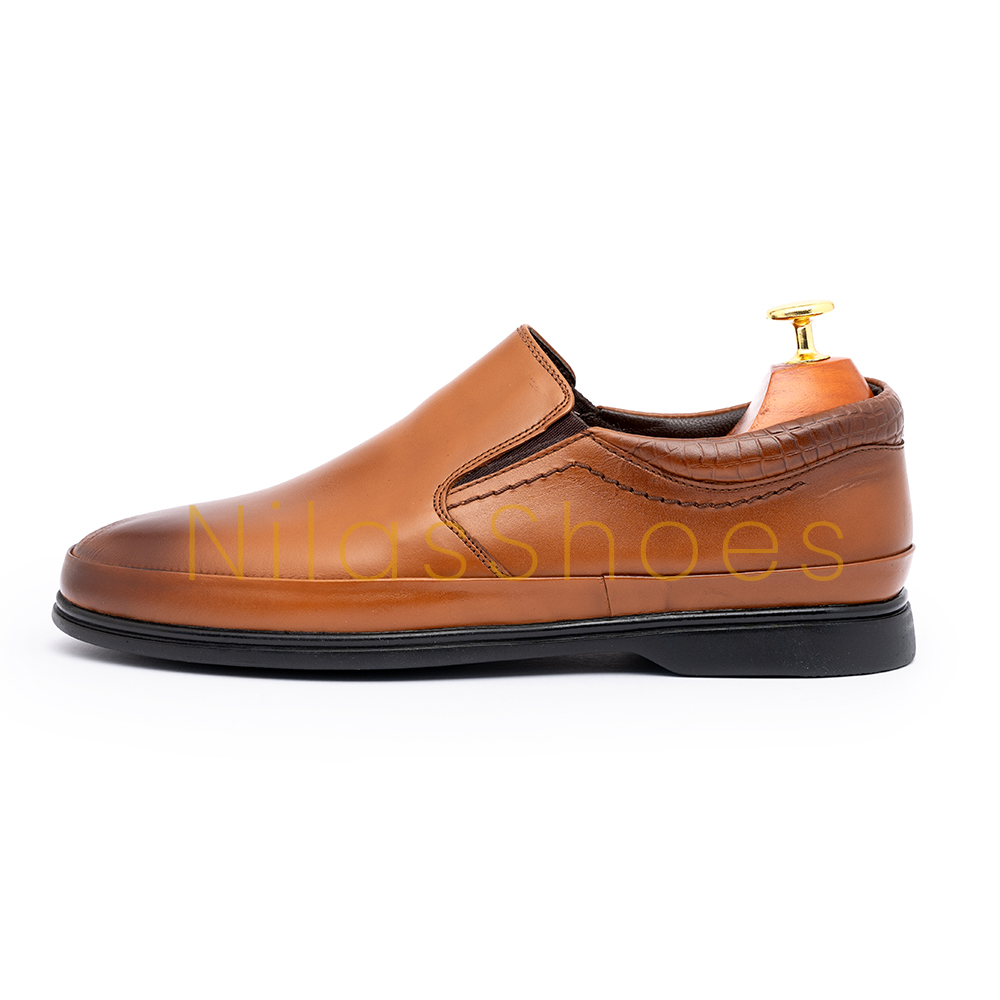 مردانه راحتی نیمه رسمی چرم طبیعی(L-395)