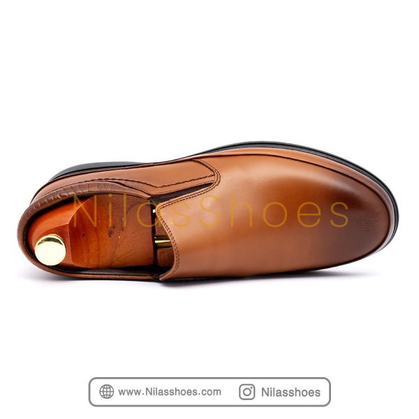 کفش مردانه راحتی نیمه رسمی چرم طبیعی (L-395) - Image 4