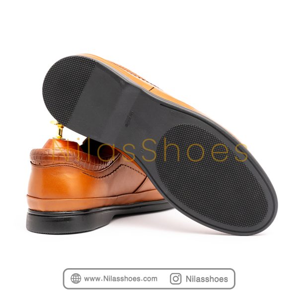 کفش مردانه راحتی نیمه رسمی چرم طبیعی (L-395) - Image 3