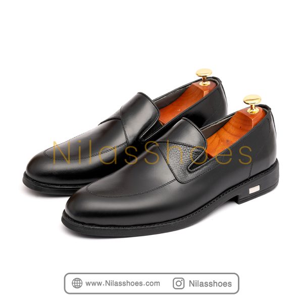 کفش مردانه مجلسی چرم طبیعی (L-420) - Image 2