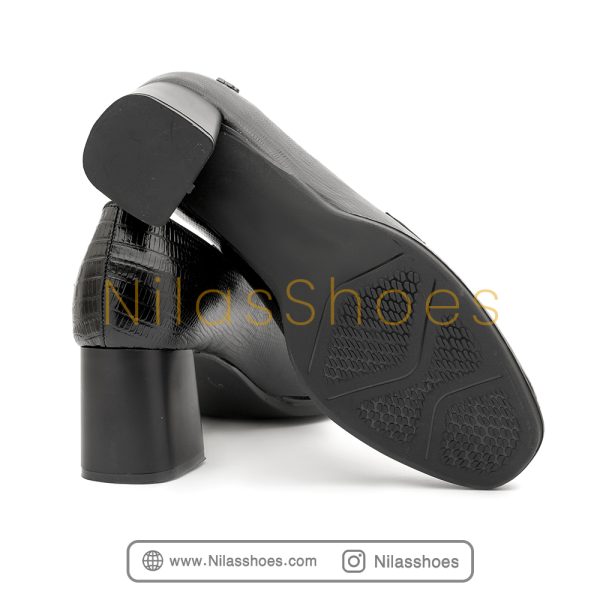 کفش مجلسی زنانه چرم طبیعی  (R-1143) - Image 3