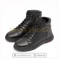 نیم بوت مردانه چرم طبیعی (S-406) - تصویر 2