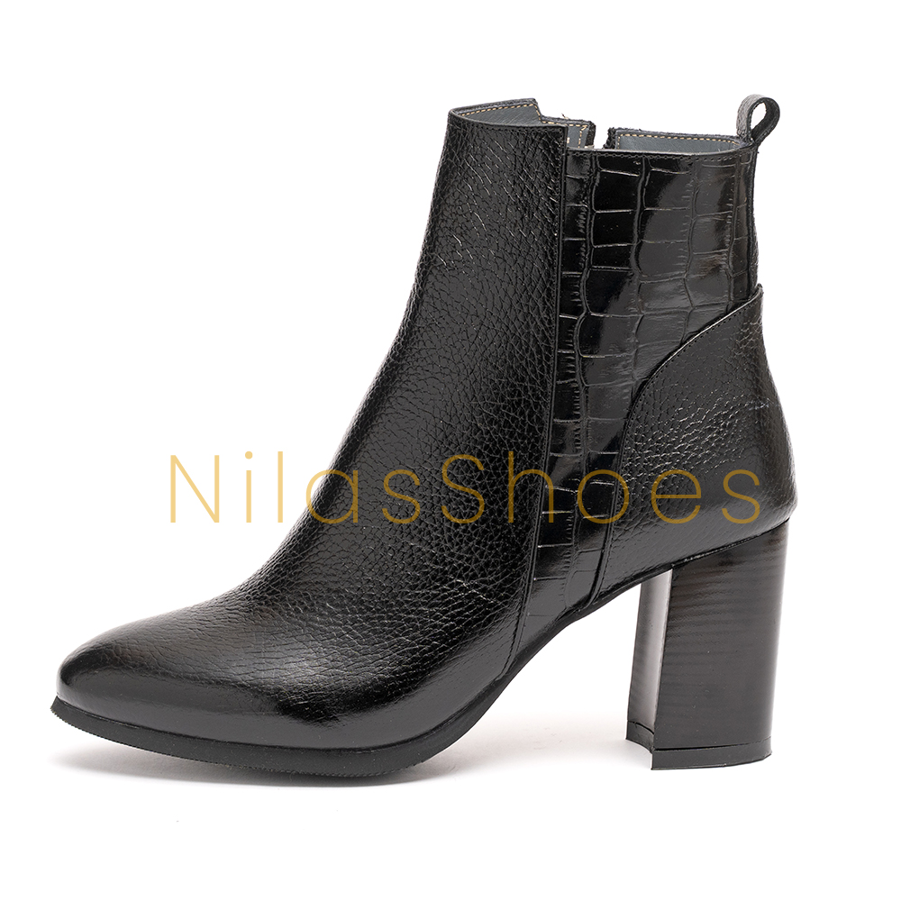 نیم بوت زنانه چرم طبیعی (A-765)