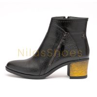 نیم بوت چهار فصلی چرم طبیعی زنانه (R-1097)