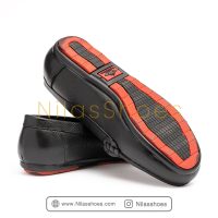 کفش کالج زنانه چرم طبیعی (K-593) - تصویر 3