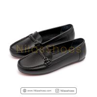 کفش کالج زنانه چرم طبیعی (K-594) - تصویر 2