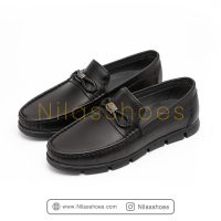 کفش کالج مردانه چرم طبیعی (PA-8) - تصویر 2