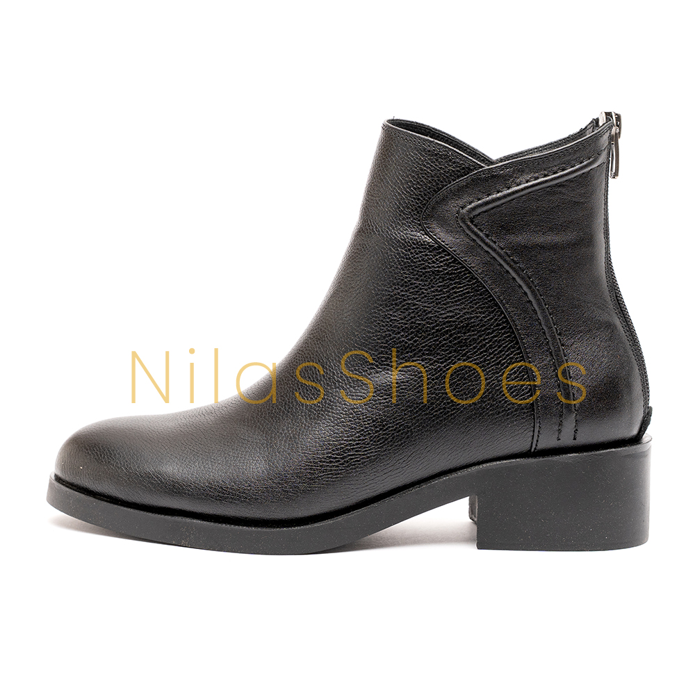 نیم بوت زنانه چرم طبیعی (B-1363) (1) نیم بوت زنانه چرم طبیعی (B-1363)